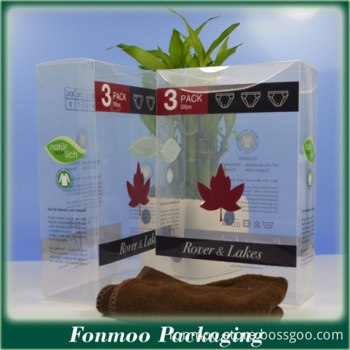 Full Printed PP Mens Underwear Packaging Boxes
